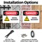 Signmission Moving Machinery Danger Sign, Plastic, 10in W x 7in L, 2PK OS-2PACK-DS-P-710-L-1453 - alternate 7